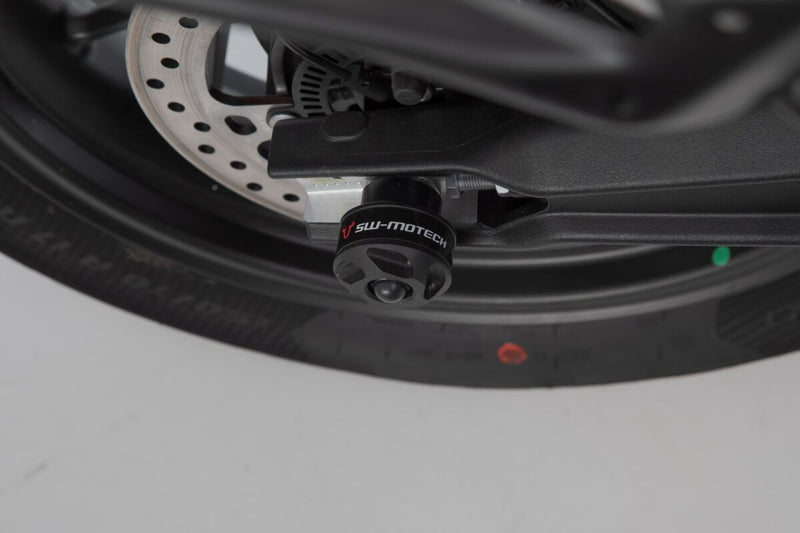 SW-Motech Rear Axle Slider Set - Left, Rear, Right, Black - STP.11.176.10100/B