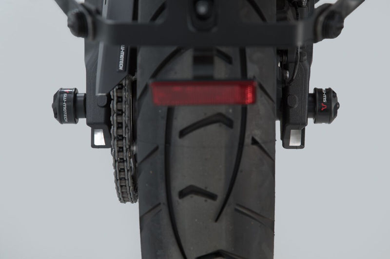 SW-Motech Rear Axle Slider Set - Left, Rear, Right, Black - STP.11.176.10100/B