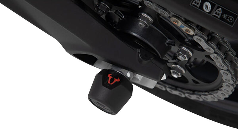 SW-Motech Rear Axle Slider - Black, Matte - STP.07.176.11101/B