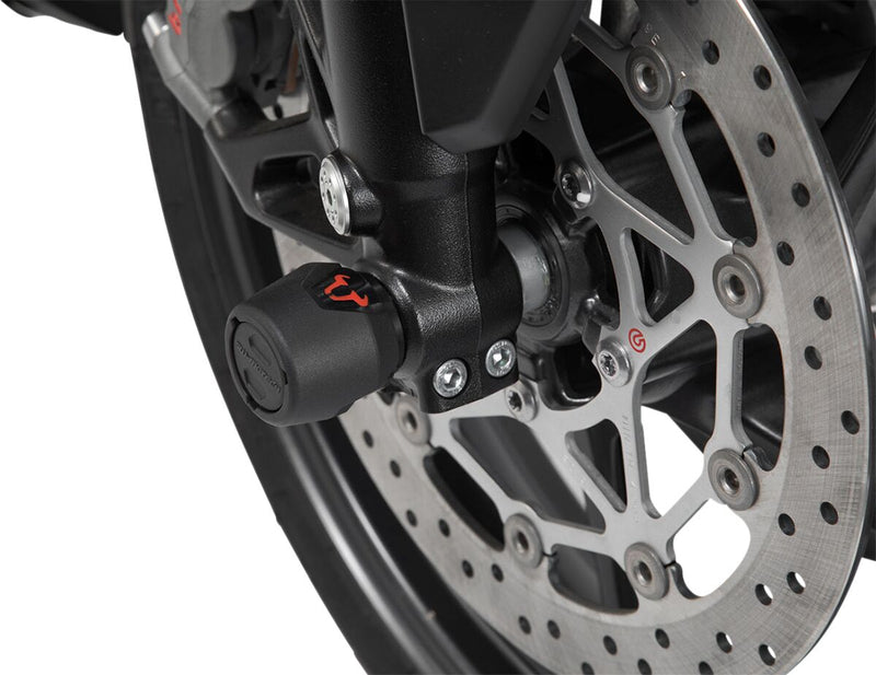 SW-Motech Front Axle Slider Set - Front, Left, Right, Black - STP.08.176.10901/B