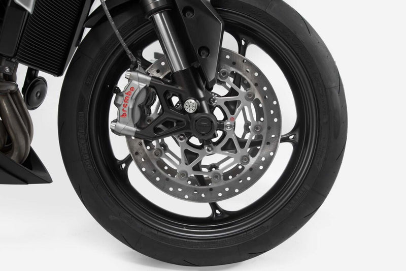 SW-Motech Front Axle Slider Set - Front, Left, Right, Black - STP.08.176.10901/B