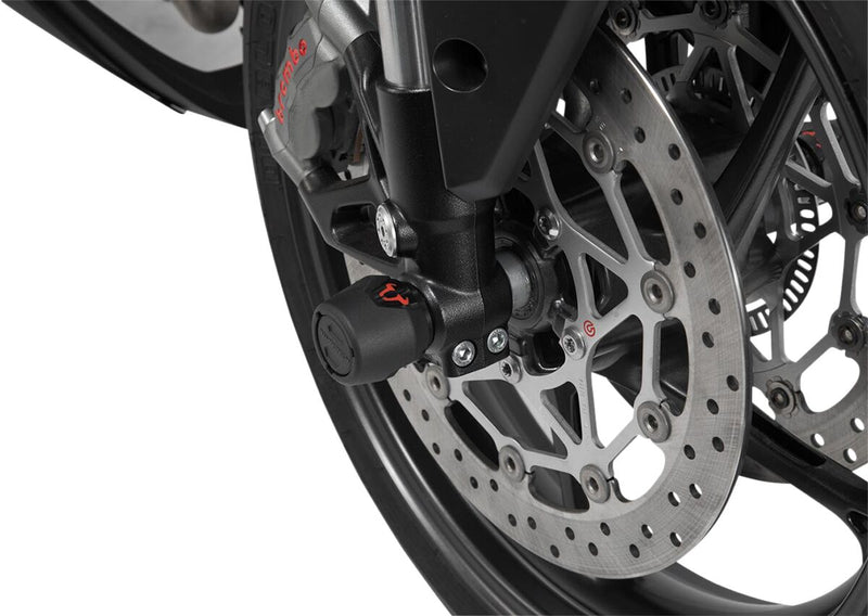 SW-Motech Front Axle Slider Set - Front, Left, Right, Black - STP.05.176.10201/B