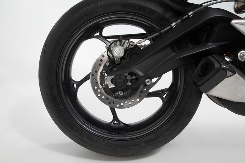 SW-Motech Rear Axle Slider Set - Left, Rear, Right, Black - STP.05.176.10301/B