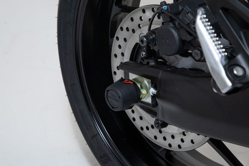 SW-Motech Rear Axle Slider Set - Left, Rear, Right, Black - STP.06.176.11000/B