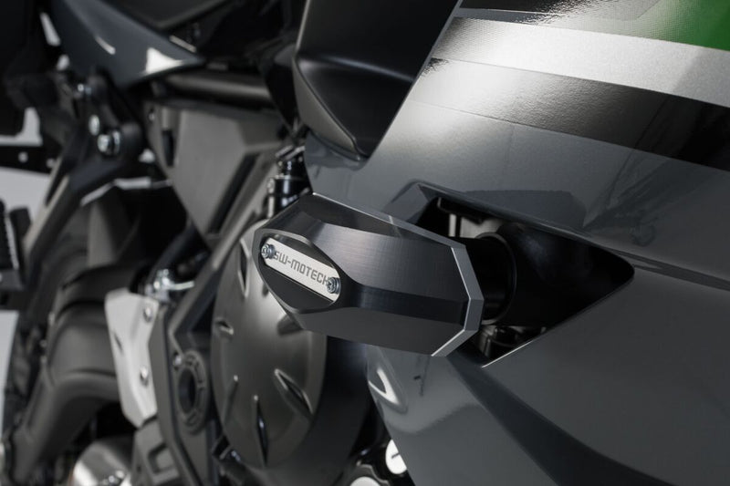 SW-Motech Frame Sliders - Left, Right, Black, Silver - STP.08.590.11401/B