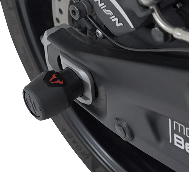 SW-Motech Rear Axle Slider - Black, Matte - STP.11.176.10700/B