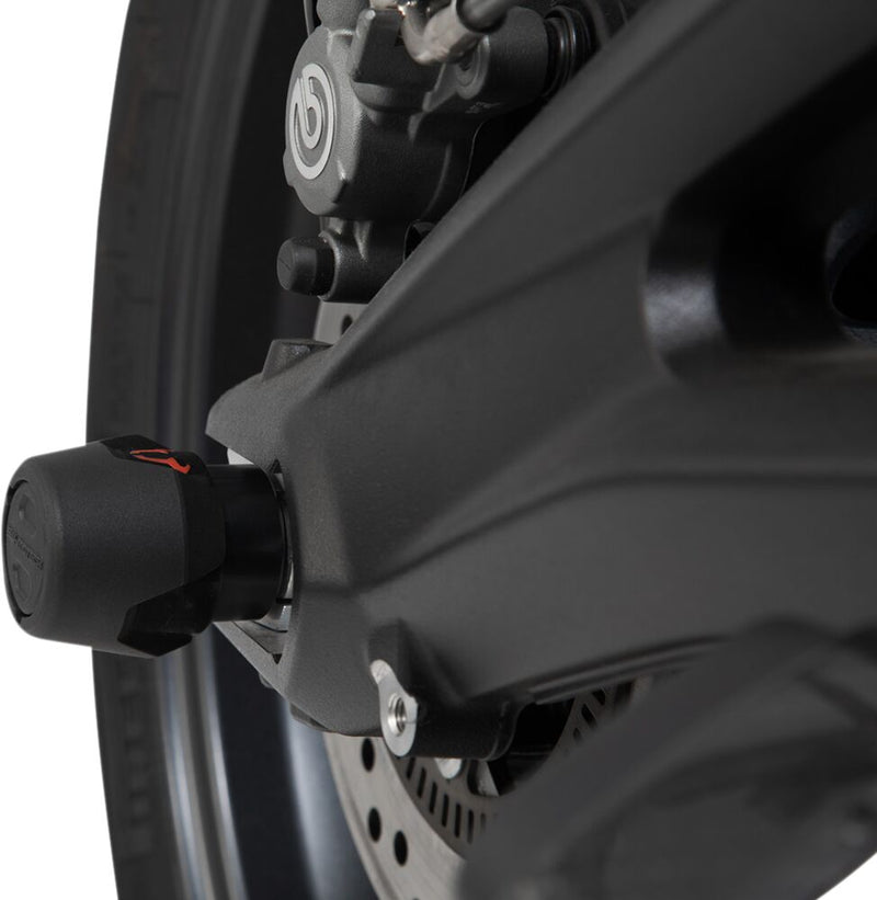 SW-Motech Rear Axle Slider Set - Left, Rear, Right, Black - STP.06.176.10601/B