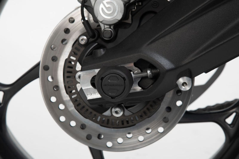 SW-Motech Rear Axle Slider Set - Left, Rear, Right, Black - STP.06.176.10601/B