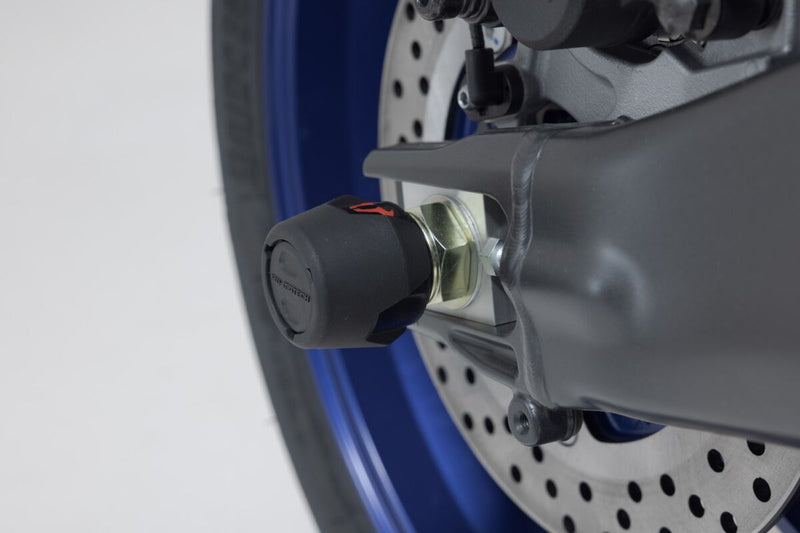 SW-Motech Rear Axle Slider Set - Left, Rear, Right, Black - STP.06.176.11200/B
