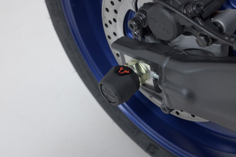 SW-Motech Rear Axle Slider Set - Left, Rear, Right, Black - STP.06.176.11200/B