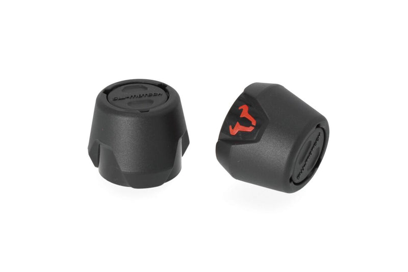SW-Motech Rear Axle Slider Set - Left, Rear, Right, Black - STP.06.176.11200/B