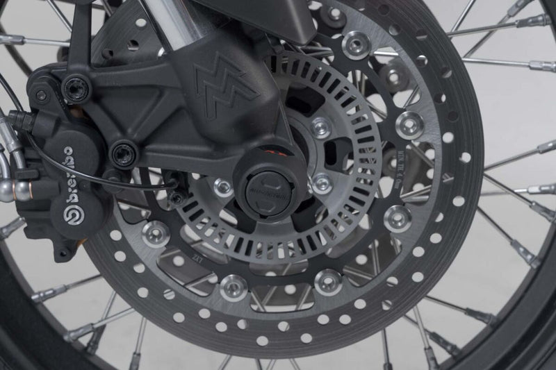 SW-Motech Front Axle Slider Set - Front, Left, Right, Black - STP.23.176.10000/B