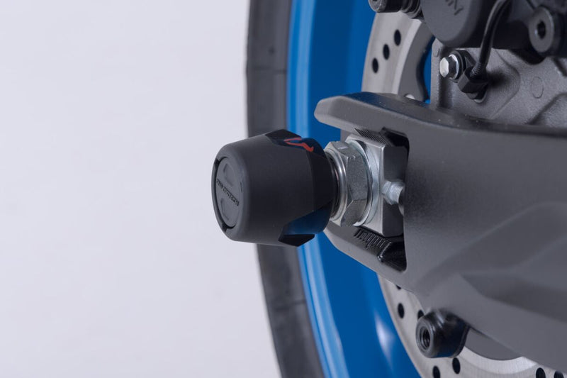 SW-Motech Front Axle Slider Set - Front, Left, Right, Black - STP.05.176.10700/B