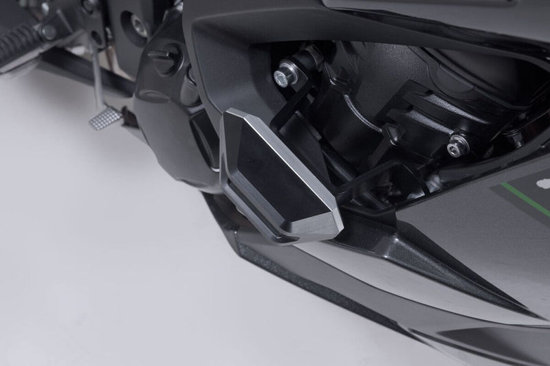 SW-Motech Frame Sliders - Left, Right, Anodised, Black, Silver