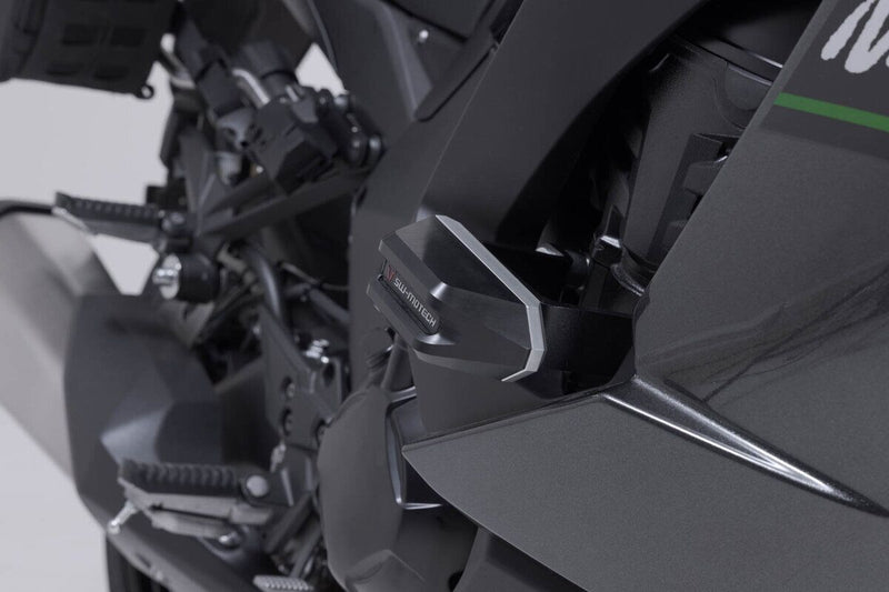 SW-Motech Frame Sliders - Left, Right, Anodised, Black, Silver