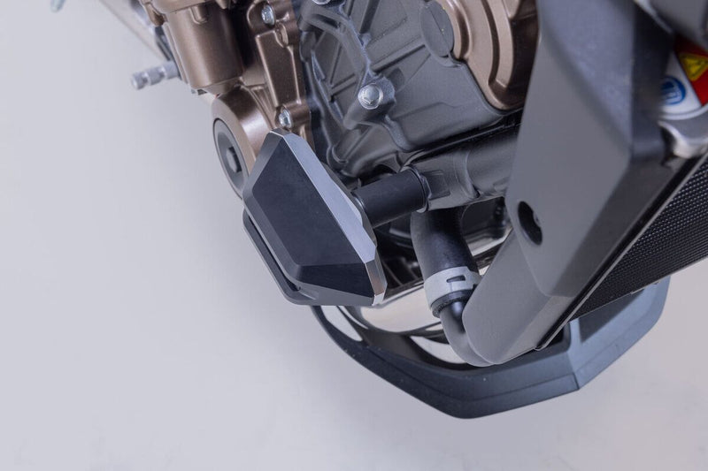 SW-Motech Frame Slider Kit - Left, Right, Black, Silver - STP.01.590.11200/B