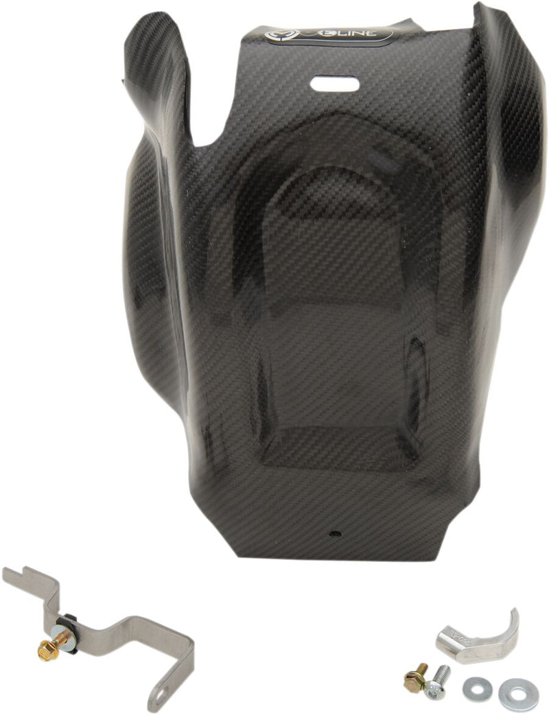 Moose Offroad Hard-parts Carbon Fibre Skid Plate - Eline, Black - MSP25017