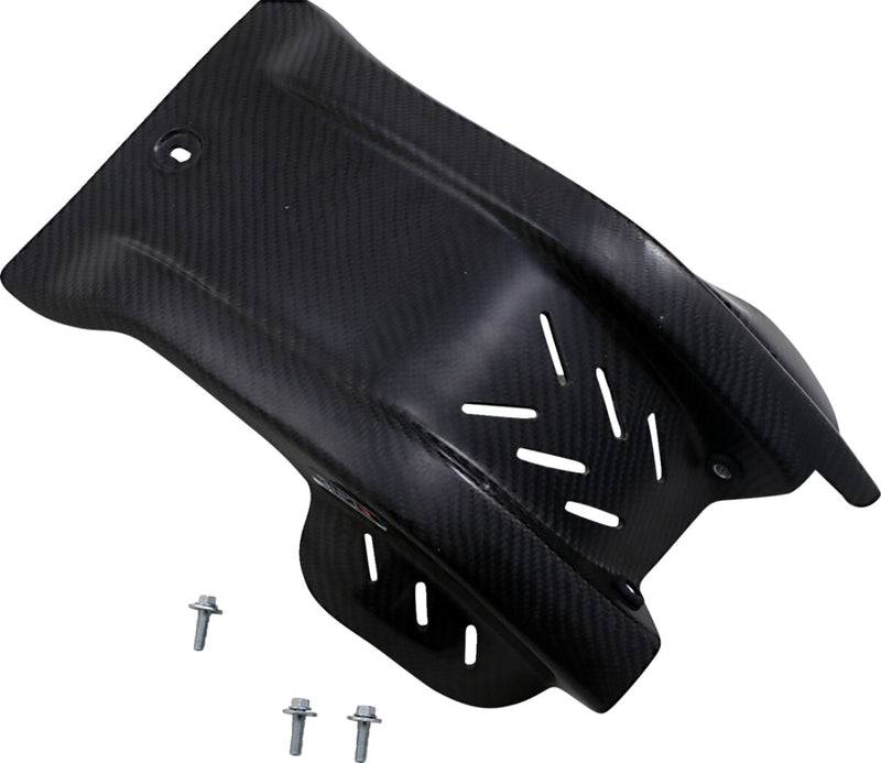 Moose Offroad Hard-parts Carbon Fibre Skid Plate - Eline, Black - MSP45019T