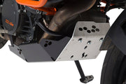 SW-Motech Engine Guard - Lower, Black, Brushed, Powder-Coated, Silver - MSS.04.657.10001