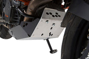 SW-Motech Engine Guard - Lower, Black, Brushed, Powder-Coated, Silver - MSS.04.657.10001