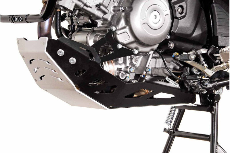 SW-Motech Engine Guard - Lower, Black, Brushed, Powder-Coated, Silver - MSS.05.759.10001/B
