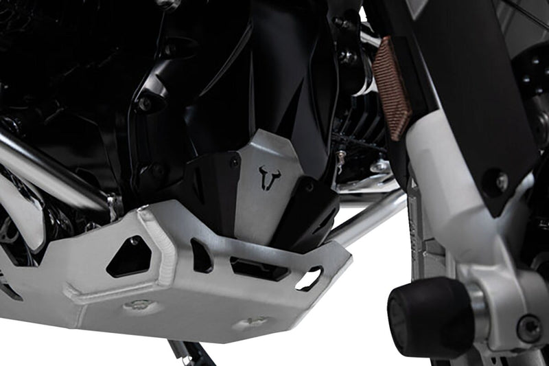 SW-Motech Engine Guard - Black, Brushed, Powder-Coated, Silver, Front