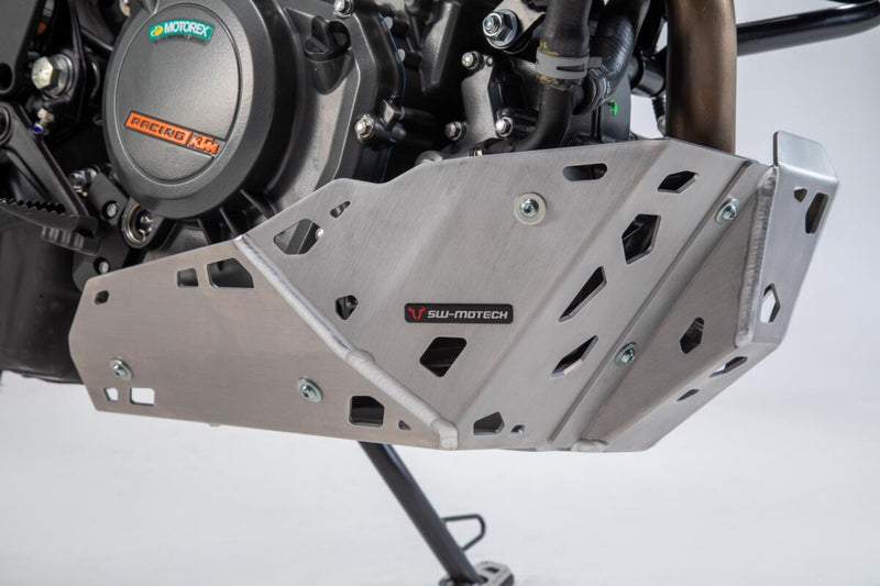 SW-Motech Engine Guard - Lower, Brushed, Silver - MSS.04.958.10000