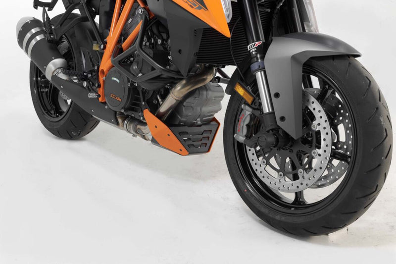 SW-Motech Front Spoiler - Front, Lower, Black, Orange, Powder-Coated - MSS.04.532.10003