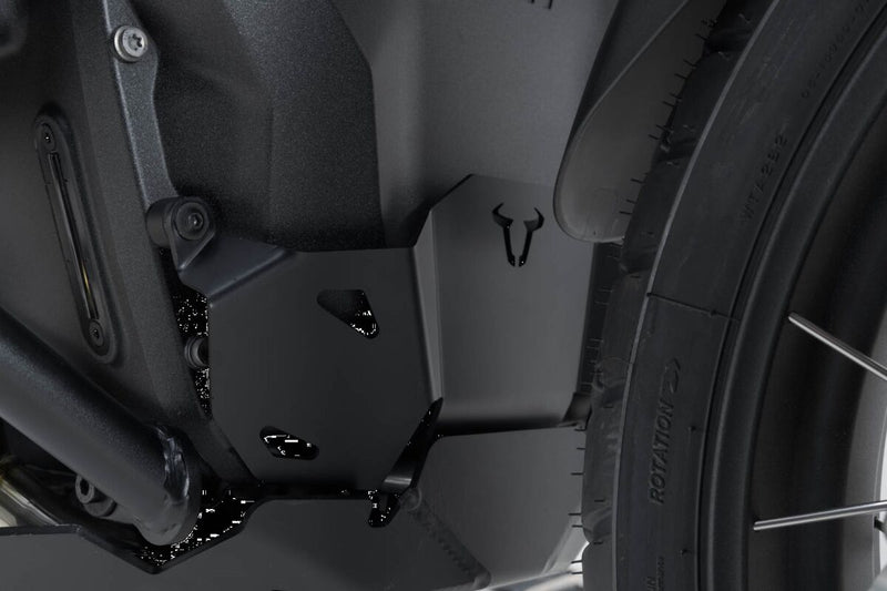 SW-Motech Extension for Engine Guard - Black, Brushed, Powder-Coated