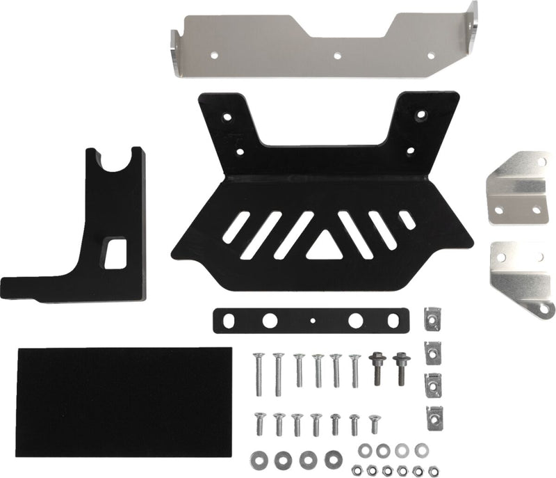 Moose Offroad Hard-parts Pro LG Skid Plate - Adventure, Black - PX1704