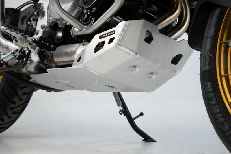 SW-Motech Engine Guard - Lower, Brushed, Silver - MSS.07.912.10002/S