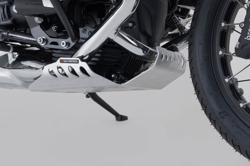 SW-Motech Engine Guard - Lower, Brushed, Silver - MSS.07.968.10000/S