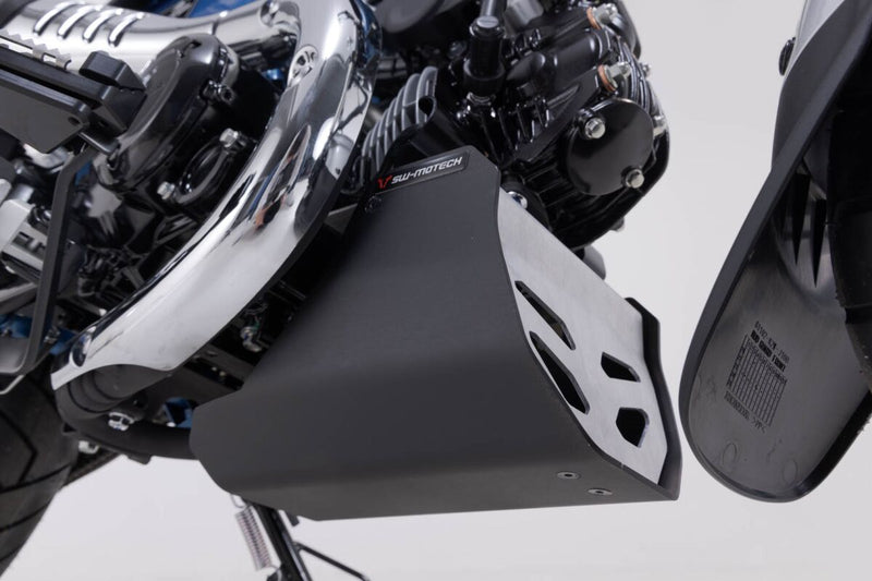 SW-Motech Engine Guard - Lower, Black, Brushed, Powder-Coated, Silver - MSS.01.203.10000