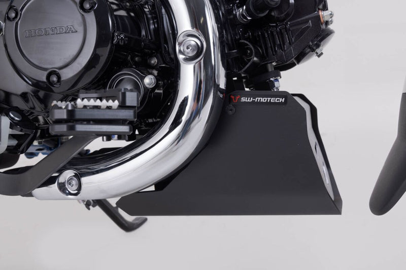 SW-Motech Engine Guard - Lower, Black, Brushed, Powder-Coated, Silver - MSS.01.203.10000