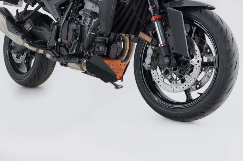 SW-Motech Front Spoiler - Front, Lower, Black, Orange, Powder-Coated - MSS.04.994.10000