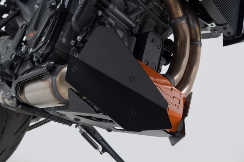 SW-Motech Front Spoiler - Front, Lower, Black, Orange, Powder-Coated - MSS.04.994.10000