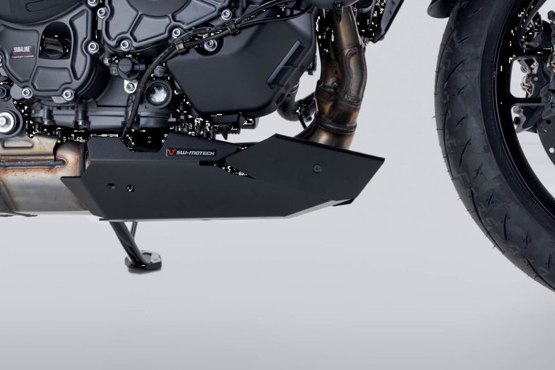 SW-Motech Front Spoiler - Front, Lower, Black, Powder-Coated - MSS.06.036.10000/B
