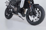 SW-Motech Front Spoiler - Black, Engine, Floorboard