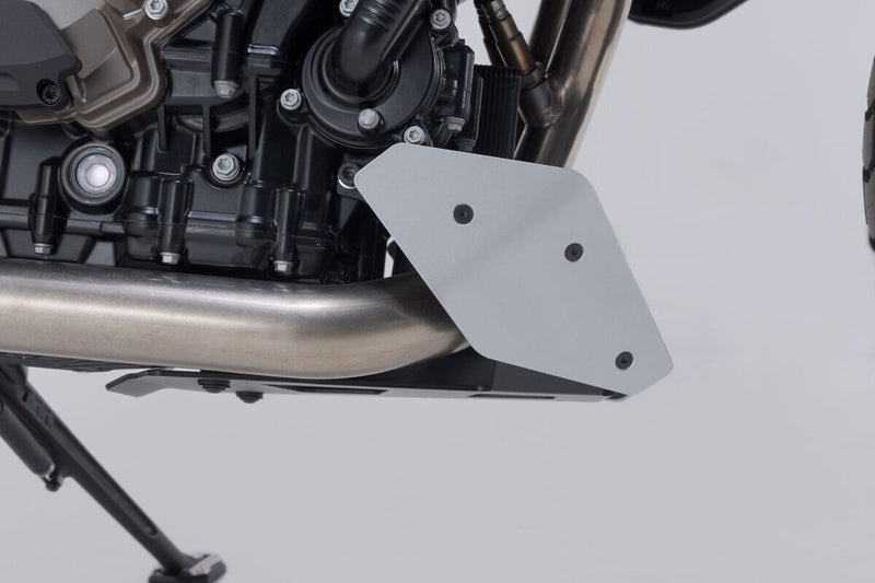 SW-Motech Front Spoiler - Black, Engine, Floorboard