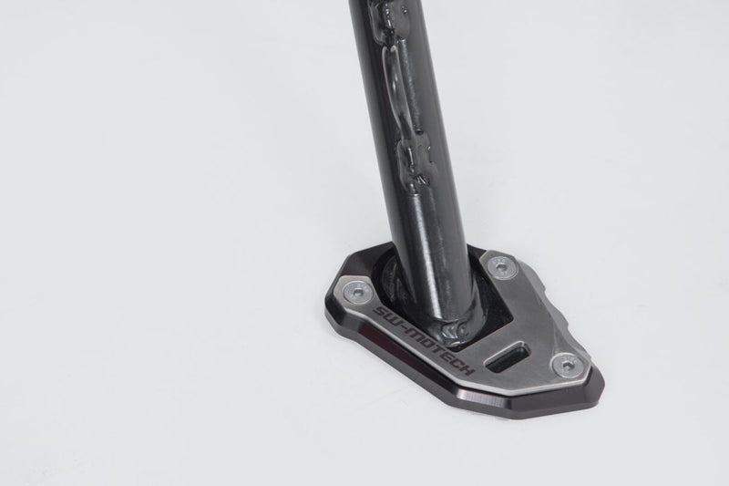 SW-Motech Sidestand Foot Extension - Anodised, Black, Silver, Side Stand - STS.04.521.10000