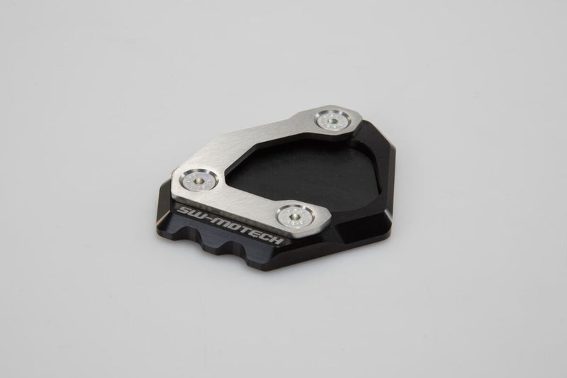 SW-Motech Sidestand Foot Extension - Anodised, Black, Silver, Side Stand - STS.07.862.10000