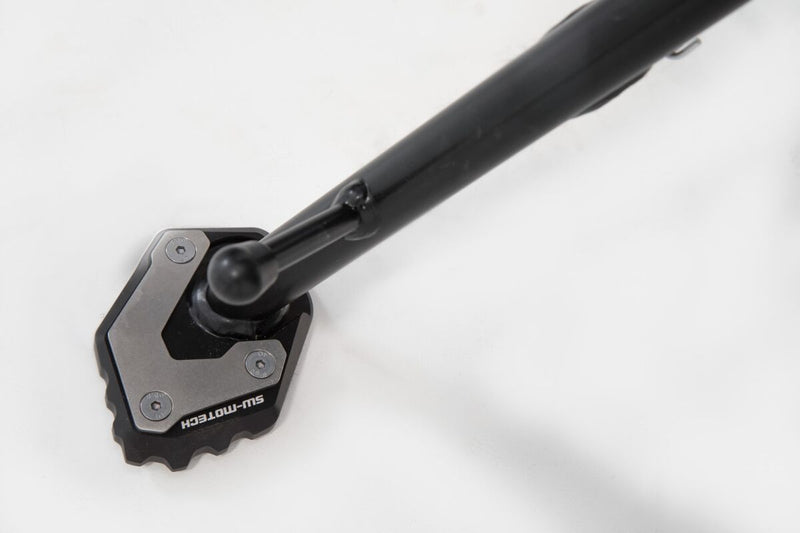 SW-Motech Sidestand Foot Extension - Anodised, Black, Silver, Side Stand - STS.07.897.10000