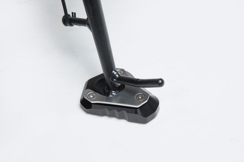 SW-Motech Sidestand Foot Extension - Anodised, Black, Silver, Side Stand - STS.08.866.10000