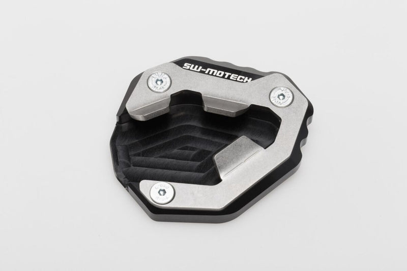 SW-Motech Sidestand Foot Extension - Anodised, Black, Silver, Side Stand - STS.11.102.10200/B