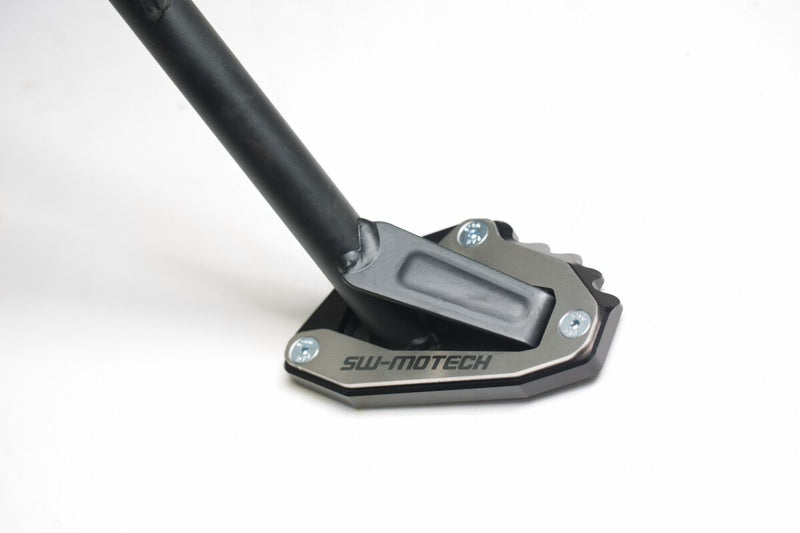 SW-Motech Sidestand Foot Extension - Anodised, Black, Silver, Side Stand - STS.22.584.10002