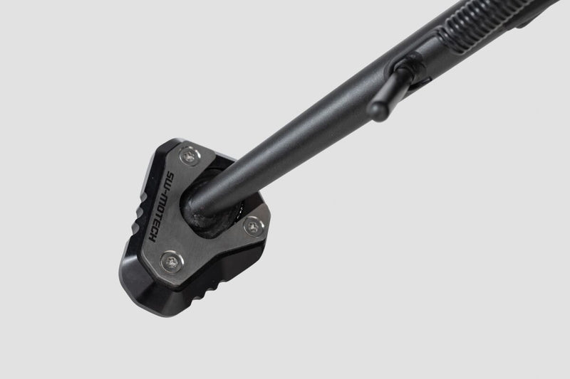 SW-Motech Sidestand Foot Extension - Anodised, Black, Silver, Side Stand - STS.08.868.10001