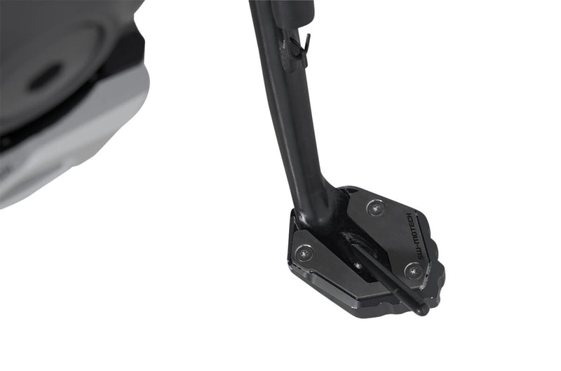 SW-Motech Sidestand Foot Extension - Anodised, Black, Silver, Side Stand - STS.06.851.10000