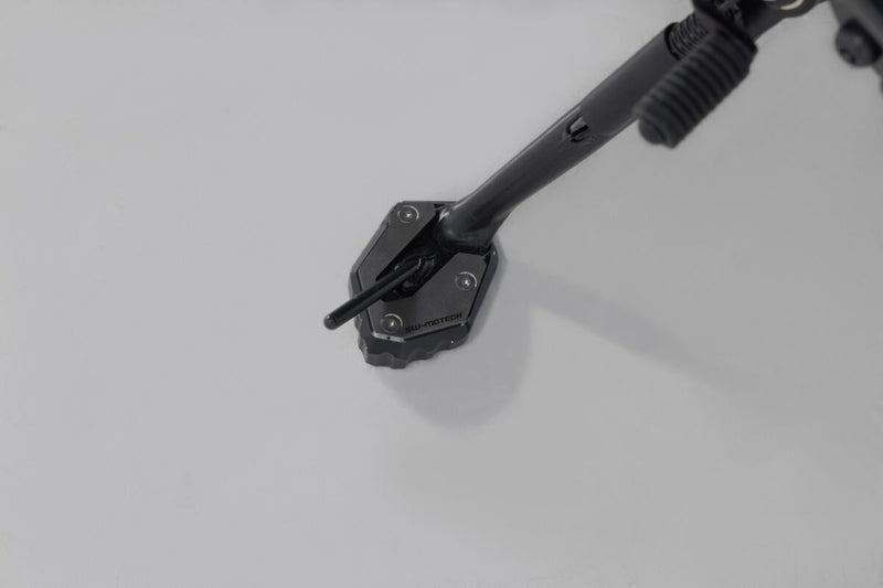 SW-Motech Sidestand Foot Extension - Anodised, Black, Silver, Side Stand - STS.06.851.10000