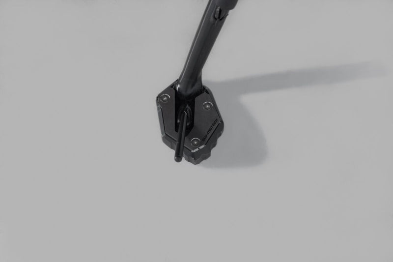 SW-Motech Sidestand Foot Extension - Anodised, Black, Silver, Side Stand - STS.06.851.10000