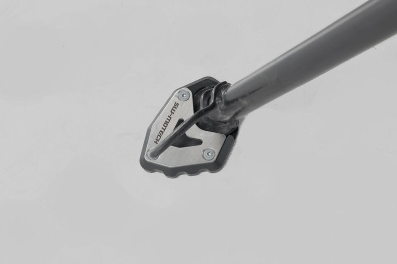 SW-Motech Sidestand Foot Extension - Anodised, Black, Silver, Side Stand - STS.11.842.10000